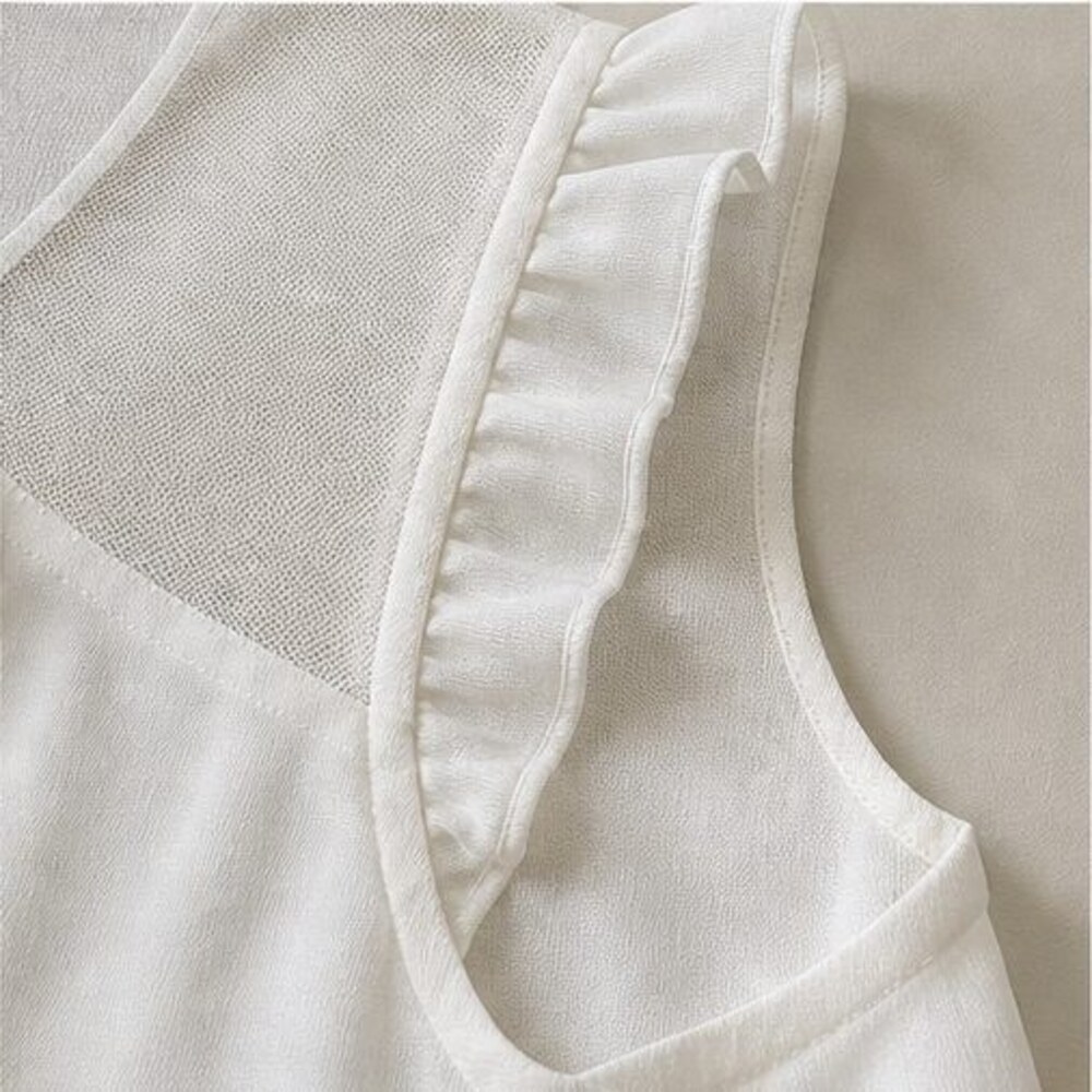 Ivory Wrap Blouse - Picture 5 of 6